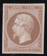 France N°14 - Essai En Bistre - TB - 1853-1860 Napoleon III