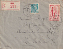 France Recommandé - Lettre - Storia Postale