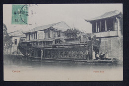 CHINE - Affranchissement Femme Anamite Surchargé Sur Carte Postale De Cantoni Pour Hong Kong En 1906 - L 148094 - Cartas & Documentos