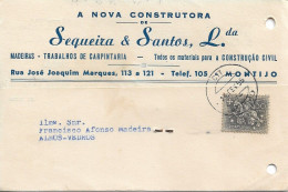 Portugal , 1955 , SEQUEIRA & SANTOS, LDª , Woodwork  , MONTIJO  , Commercial Postcard - Portugal