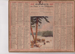 Almanach Des Postes  1933 - Grossformat : 1921-40