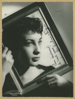 Jacqueline Nero - Chanteuse Française - Belle Grande Photo Dédicacée - 1960 - Cantanti E Musicisti