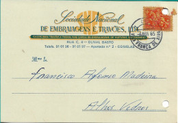 Portugal , 1965 , SOCIEDADE EMBRAIAGENS E TRAVÕES , Clutches And Brakes  , Olival Basto  , Commercial Postcard - Portogallo