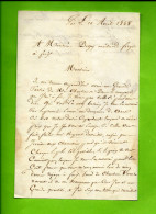 1848  De Besson Frères Fos  Par St Béat Haute Garonne Pour Espy Maitre De Forges à Foix Ariège Vente De Charbon De Bois - 1800 – 1899