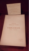 1913 Catalogue De Tableaux, études, Esquisses Par Othon De Thoren Provenant De Son Ateli Georges Petit Karl Kasimir Otto - Kunst