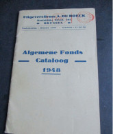 Oude CATALOOG  1948  Uitgeversfirma  A . DE  BOECK  Koninklijke Straat    BRUSSEL - Artigianato