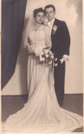 A23341   - VITAGE  WEDDING MARRIAGE  PHOTO  POSTCARD  ROMANIA  1949 USED  - Nozze