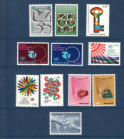 Nations Unies, ONU, Genève, Entre 1980 Et 1983, **, - Unused Stamps