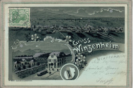 CPA - WINTZENHEIM (68) - Carte GRUSS Lithographique De 1901 - Etablissement Meyer - Wintzenheim