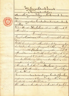 MERCHTEM 1906 - AKTE VAN LENING Door STUCKENS - STUIJCK Aan CASSIMAN Kleermaker Te MERCHTEM - Documents Historiques