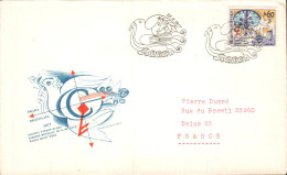 TCHECOSLOVAQUIE LETTRE FDC POUR LA FRANCE 1977 - Covers & Documents