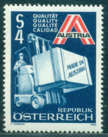 1980 Exports,Forklift With Austrian Export Goods,worker,Austria, M.1633, MNH - Sonstige (Land)