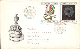 TCHECOSLOVAQUIE LETTRE FDC POUR LA FRANCE 1976 - Storia Postale