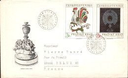 TCHECOSLOVAQUIE LETTRE FDC POUR LA FRANCE 1976 - Covers & Documents