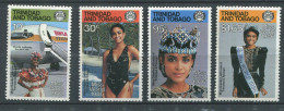 Trinite ** N° 568 à 571 - "Miss Monde 1987 - Trinidad & Tobago (1962-...)