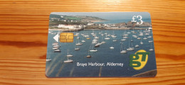 Phonecard Guernsey - Braye Harbour, Alderney - [ 7] Jersey Und Guernsey