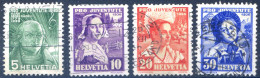 Suisse N°298 à 301 Oblitérés - (F235) - Used Stamps