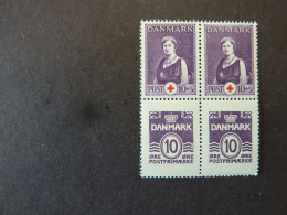 DANEMARK, Année 1940, Bloc Paires De 269 Et 259 Se Tenant - Nuevos