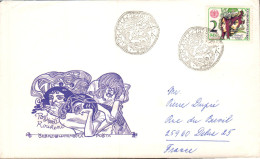 TCHECOSLOVAQUIE LETTRE FDC POUR LA FRANCE 1976 - Storia Postale