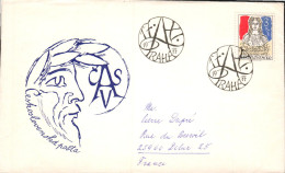 TCHECOSLOVAQUIE LETTRE FDC POUR LA FRANCE 1976 - Briefe U. Dokumente