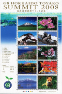 Japan - 2008 - G8 Hokkaido Toyako Summit - Mint Stamp Sheetlet - Nuevos