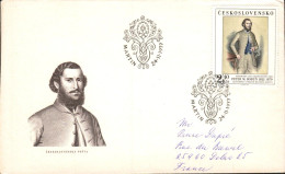 TCHECOSLOVAQUIE LETTRE FDC POUR LA FRANCE 1977 - Storia Postale