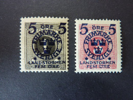 SUEDE, Année 1919, YT N° 87 Et 88 Neufs MH*, Cote 26 EUR - Unused Stamps