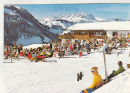 D7487) Wintersportplatz FIEBERBRUNN - Tirol - Bergliftrestaurant SPORTALM - Streuböden G. Wilden Kaiser - Fieberbrunn