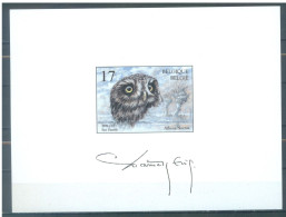 BELGIQUE - 1999 - CHOUETTES ET HIBOUX UILEN  - COB NA6-FR - Lot 25897 - Abgelehnte Entwürfe [NA]