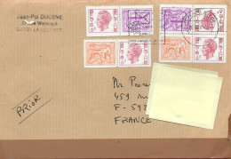 LETTRE POUR LA FRANCE 4 Paires De Timbres De Carnet - 1953-2006 Modern [B]