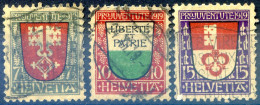 Suisse N°173 à 175 Oblitérés - (F249) - Oblitérés