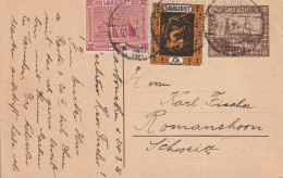 Sarre Entier Postal Saarbrücken Pour La Suisse 1925 - Ganzsachen