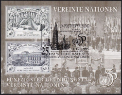 UNO WIEN 1995 Mi-Nr. Block 6 O Used - Aus Abo - Blocks & Sheetlets