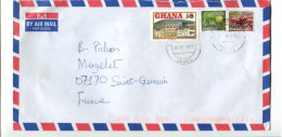 GHANA -  Affranchissement Sur Lettre - Fruits - Ghana (1957-...)