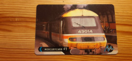 Phonecard United Kingdom, Mercury 1PBRA - Train, Railway - Mercury Communications & Paytelco