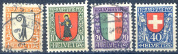 Suisse N°192 à 195 Neufs* Et Oblitérés - (F257) - Used Stamps