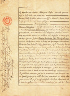 1898 AKTE LENING TERNATH - VERTONGHEN / PALSTERMAN Te St KATARINA LOMBEEK Aan MARIA DERMIJNSBRUGGE Te TERNAT - Documenti Storici