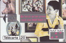 F521 - 10/1994 - NAF NAF - 120 SO5    (verso : N° Deux Lignes - 2ème Ligne Décalée Vers La Gauche Sous Le A) - 1994