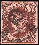 Pontevedra - Edi O 58 - 4c.- Mat Rueda De Carreta "62 - Tuy" - Used Stamps