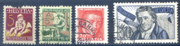 Suisse N°226 à 229 Oblitérés - (F267) - Used Stamps