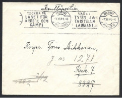 Finnland, Kenitäposti, Beleg Von 1941, Stempel Helsinki - Lettres & Documents