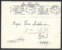 Finnland, Kenitäposti, Beleg Von 1941, Stempel Helsinki - Covers & Documents