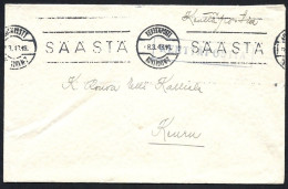 Finnland, Kenttäposti, Beleg Von 1943, Stempel Kenttäposti - Cartas & Documentos