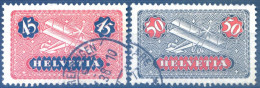 Suisse PA N°8 Et 9 Oblitérés - (F270) - Used Stamps