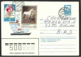Sowjetunion 1988, Ganzsache Mit Sondermarken - Lettres & Documents