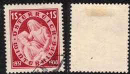 HEALTH MEDICINE MEDICAL CLINIC DOCTORS NURSING - AUSTRIA ÖSTERREICH  AUTRICHE 1937 Sc B155 Mi 645 WINTERHILFE CHARITY - Médecine