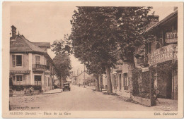 CPA  Albens (73)    Cafés Et Hôtels Place De La Gare    Coll Callendret  Des Progrès à Faire Pour L'orthographe !! - Albens