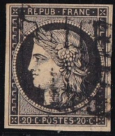 France N°3 - Oblitéré - TB - 1849-1850 Ceres
