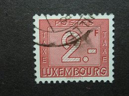 LUXEMBOURG, TIMBRES-TAXE, Année 1946, YT N° 32 Oblitéré - Impuestos