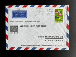 AUSTRALIA 1976 AIR MAIL LETTER MELBOURNE TO HAMBURG 21-12-1976 AUSTRALIE - Briefe U. Dokumente